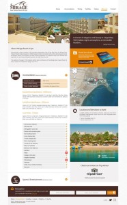 Mirage Resort & Spa Hotel Info Page