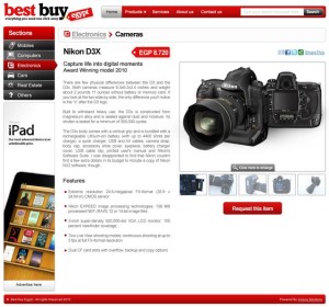 Best Buy Product Details Page