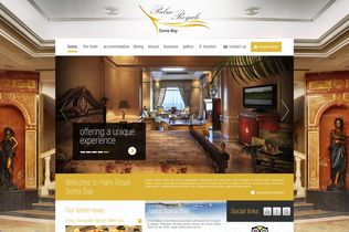 Palm Royale Soma Bay Resort Website
