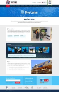 Delphinus Diving Schools Website-Diving Center