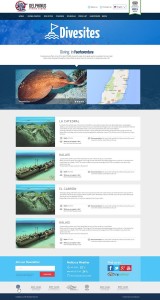 Delphinus Diving Schools Website-Diving Sites